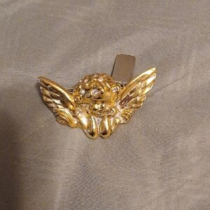 Gold Angel Wing Pin